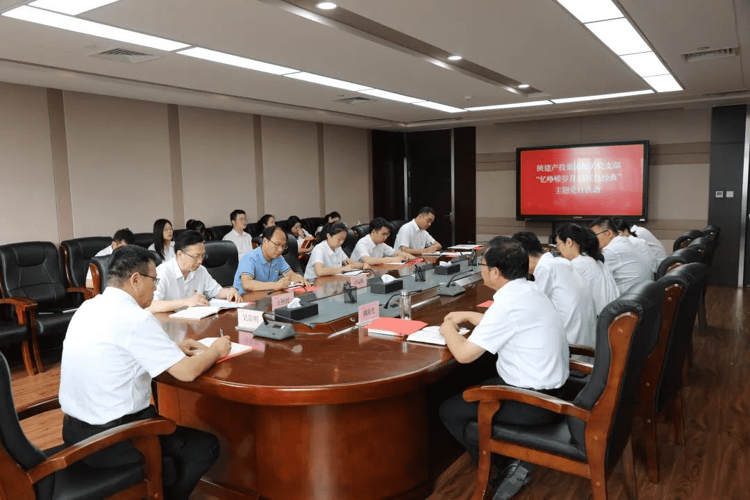 陜建產投集團機關黨支部開展 “憶崢嶸歲月 誦紅色經(jīng)典 ”主題黨日活動