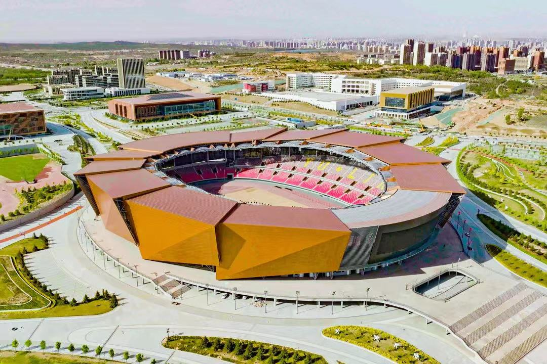 助力省運會|榆林體育中心預(yù)制看臺，陜建新型建材公司強力打造